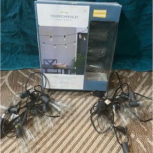 Outdoor Spiral Filament Bulbs String Lights Weather résidant